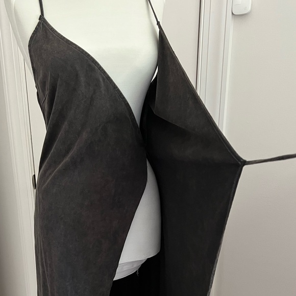 Forever 21, true wrap sundress, faded black, Medium - Picture 5 of 7